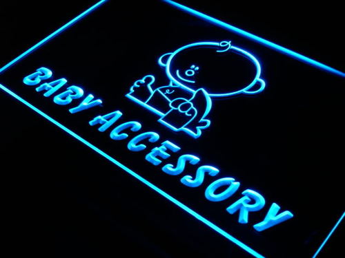 Baby Accessories Shop Logo Lure Neon Light Sign